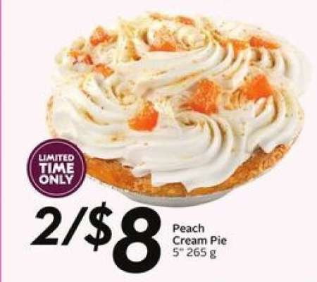 Peach Cream Pie