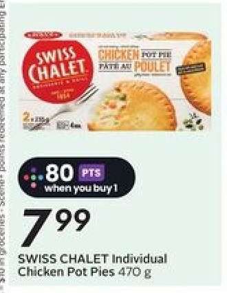 SWISS CHALET Individual Chicken Pot Pies 470 g