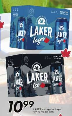 LAKER Ice Lager or Lager