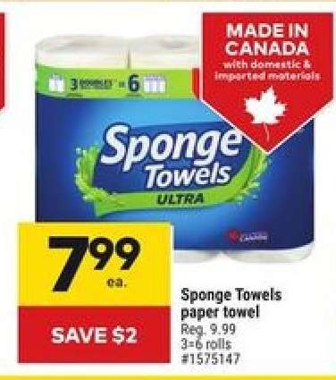 Sponge Towels Paper Towel