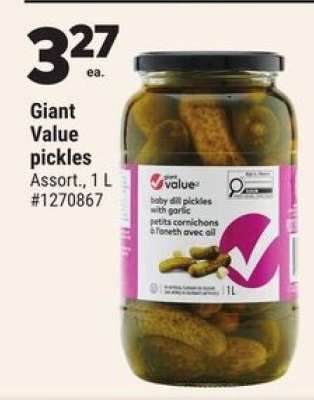 Giant Value pickles