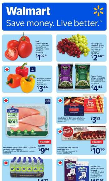 Walmart Flyer - August 21, 2025 - August 27, 2025.