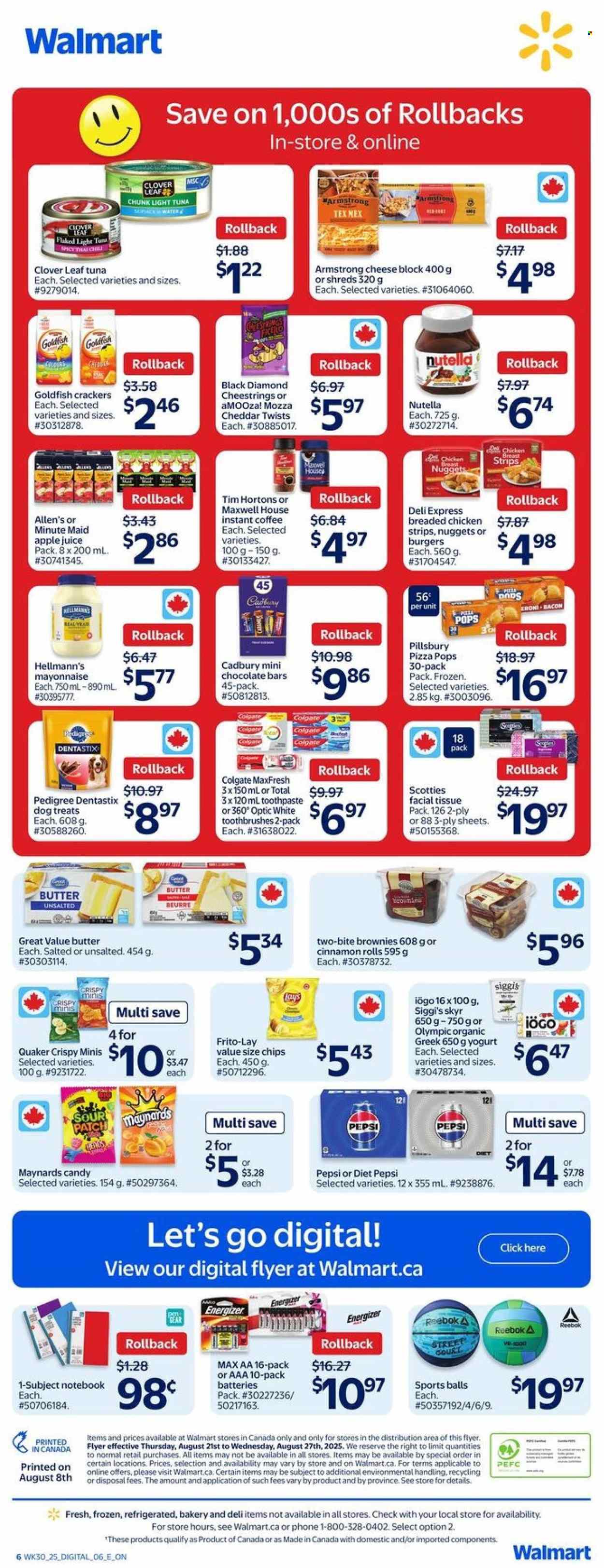 Walmart flyer - August 21, 2025 - August 27, 2025. Page 9