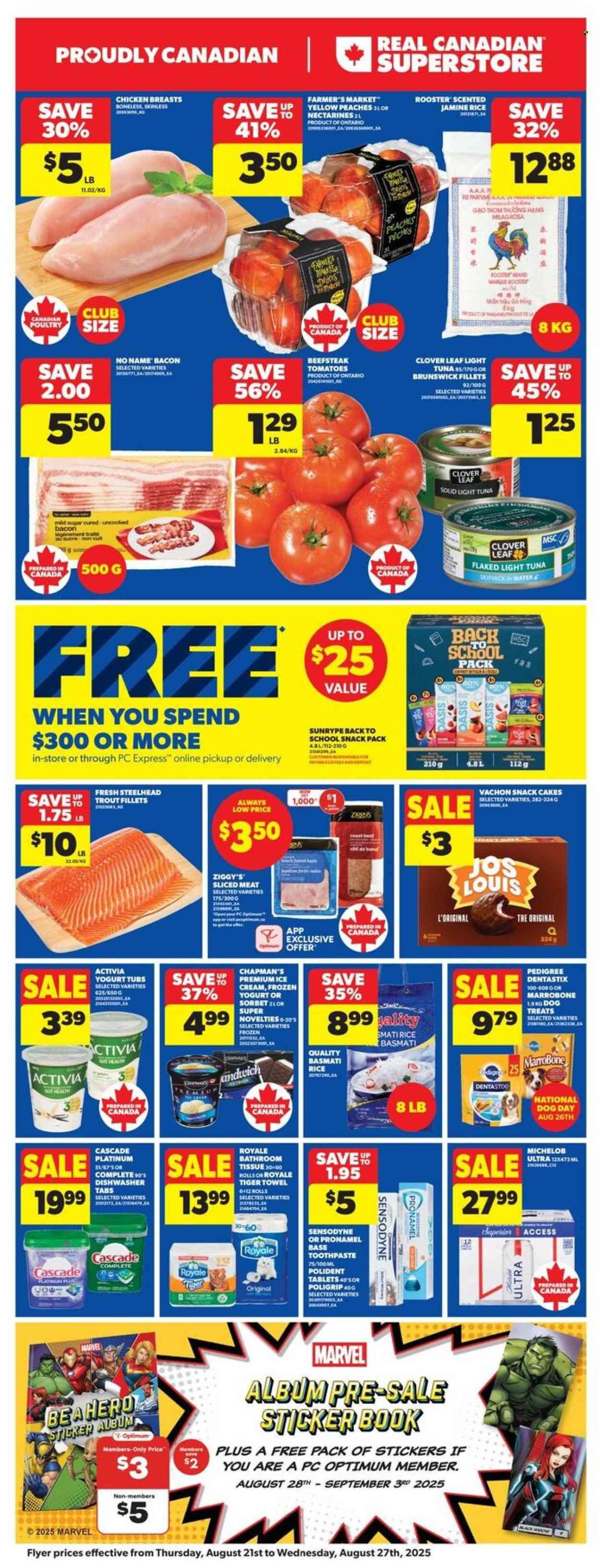Real Canadian Superstore flyer - August 21, 2025 - August 27, 2025. Page 1
