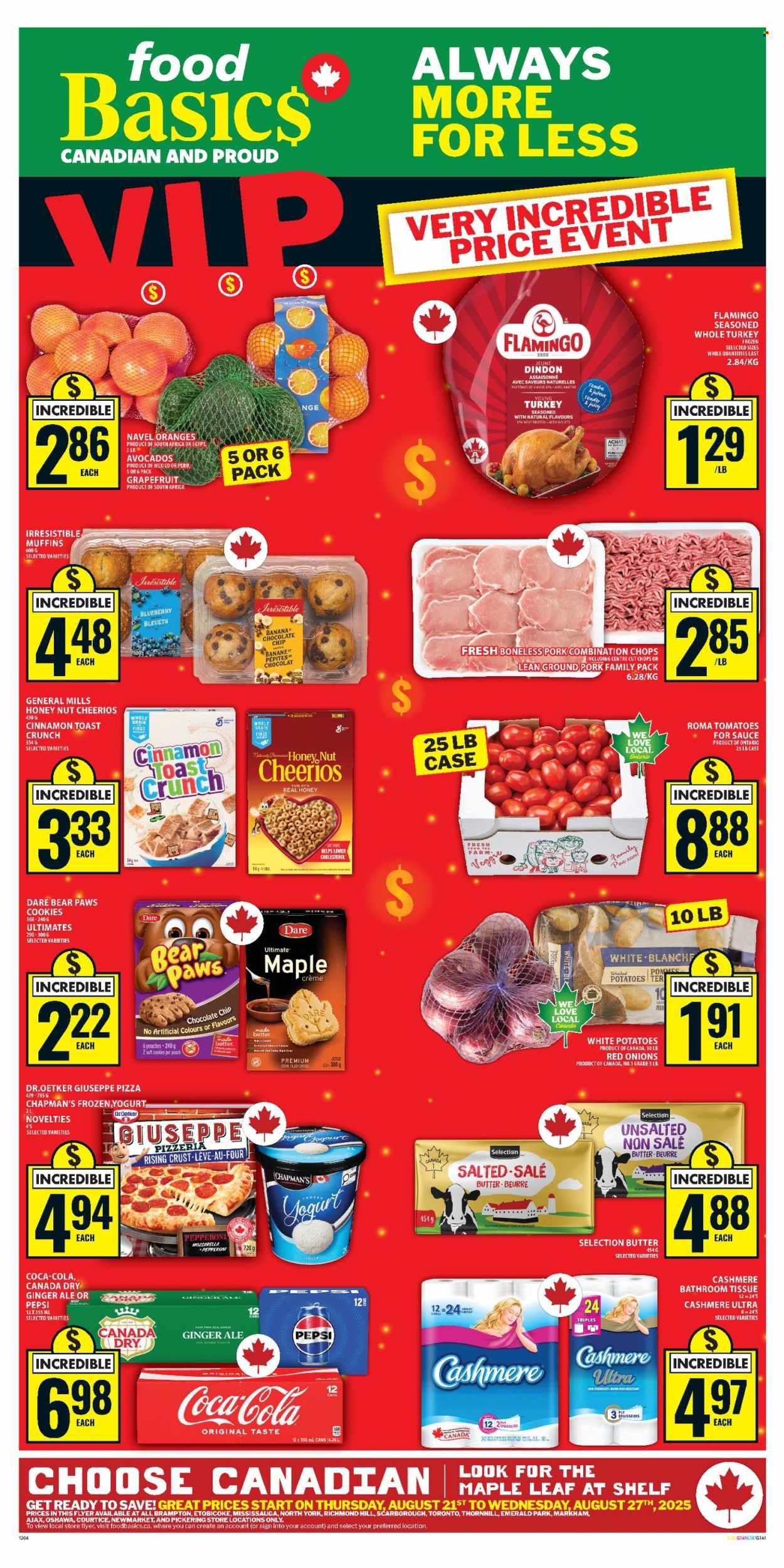 Food Basics flyer - August 21, 2025 - August 27, 2025. Page 1