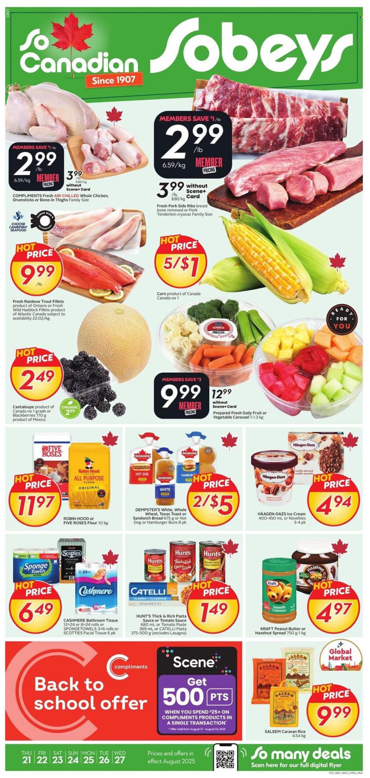 Sobeys flyer - August 21, 2025 - August 27, 2025. Page 1