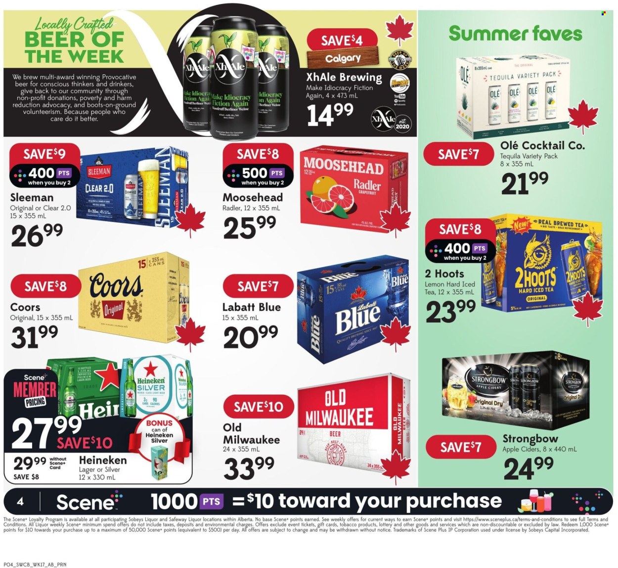 Sobeys Liquor flyer - August 21, 2025 - August 27, 2025. Page 4
