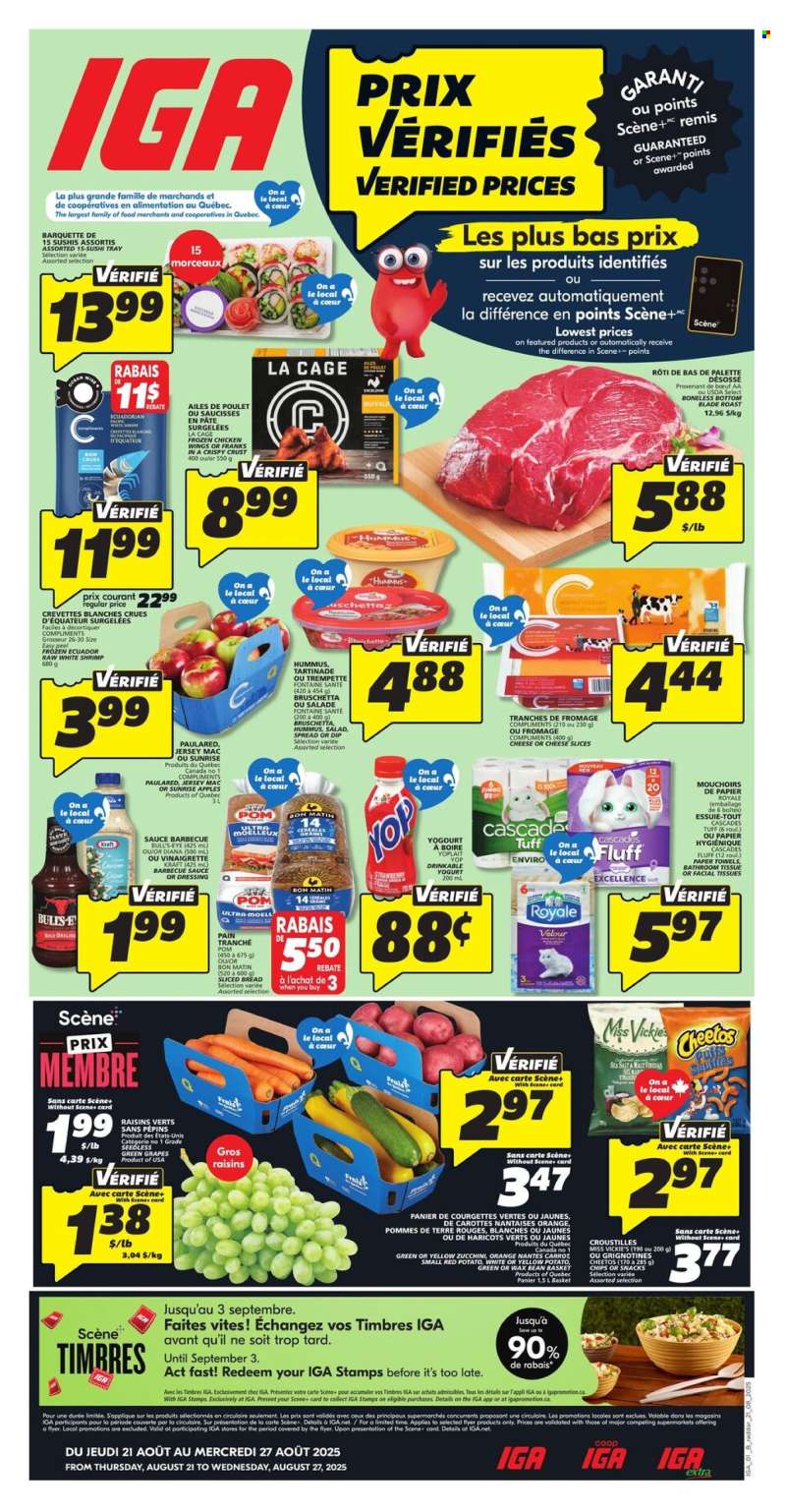 IGA Flyer - August 21, 2025 - August 27, 2025.