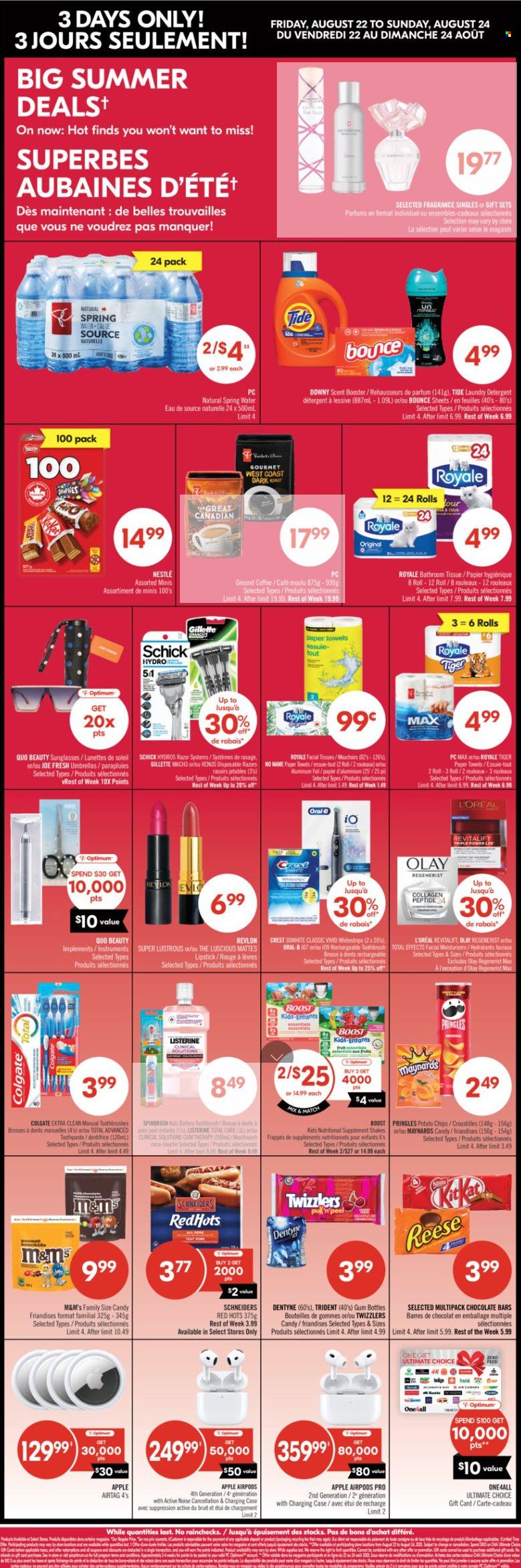 Shoppers Drug Mart flyer - August 22, 2025 - August 24, 2025. Page 1
