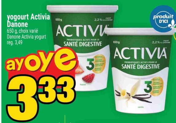 YOGOURT ACTIVIA DANONE