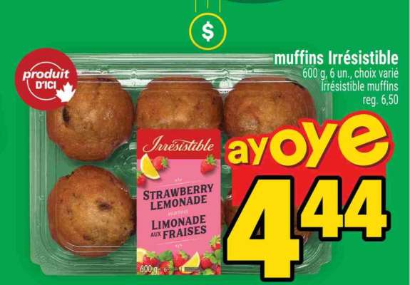 MUFFINS IRRÉSISTIBLE