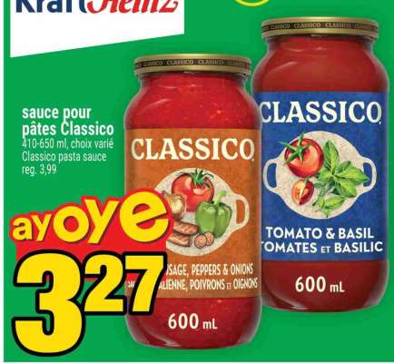 Classico Pasta Sauce