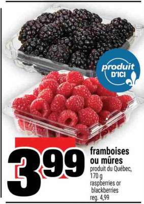 FRAMBOISES OU MÛRES