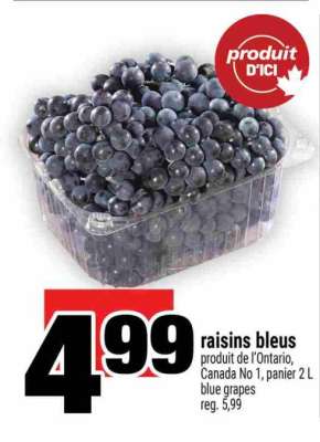 raisins bleus