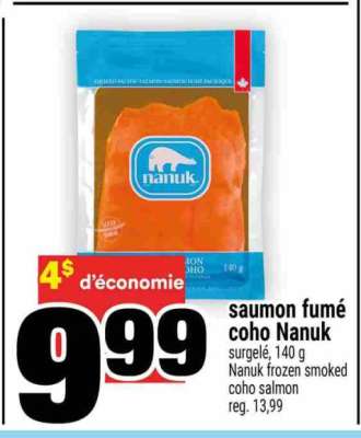 SAUMON FUMÉ COHO NANUK