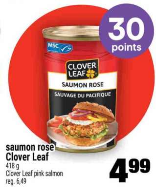 SAUMON ROSE CLOVER LEAF