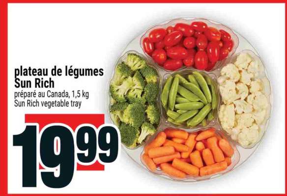 PLATEAU DE LÉGUMES SUN RICH