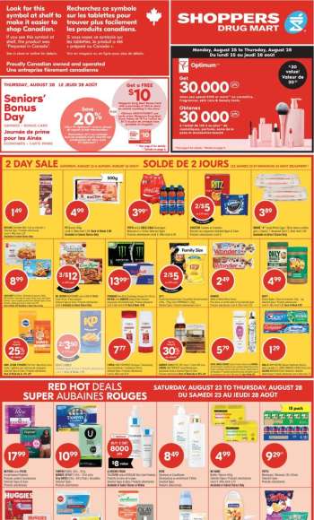 Shoppers Drug Mart Flyer - August 23, 2025 - August 28, 2025.