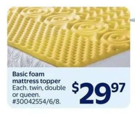 Basic Foam Mattress Topper