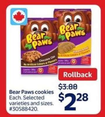 Bear Paws Cookies