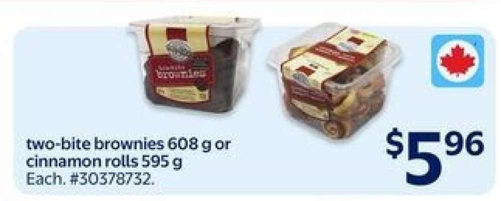 two-bite Brownies or Cinnamon Rolls