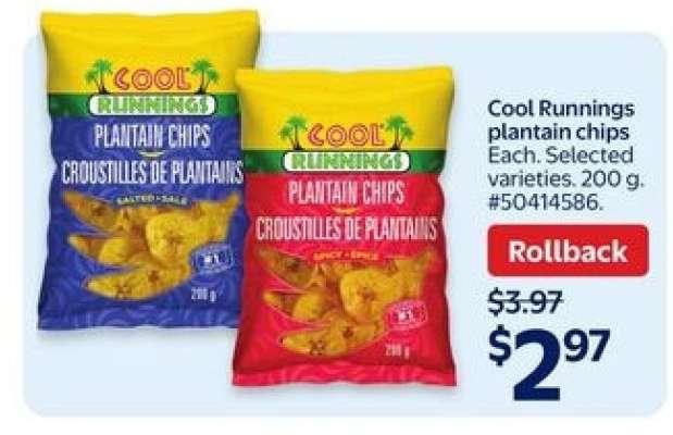Cool Runnings plantain chips