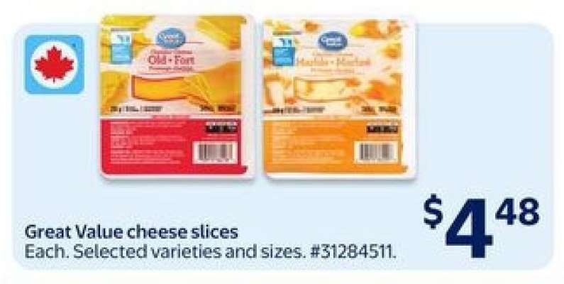 Great Value Cheese Slices
