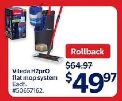 Vileda H2prO Flat Mop System