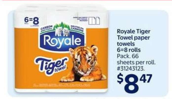 Royale Tiger Towel Paper Towels