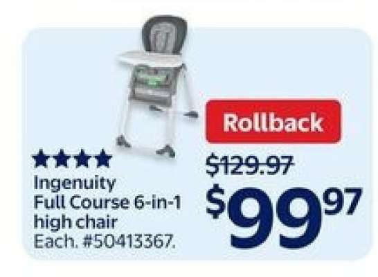 Ingenuity Full Course 6-in-1 High Chair