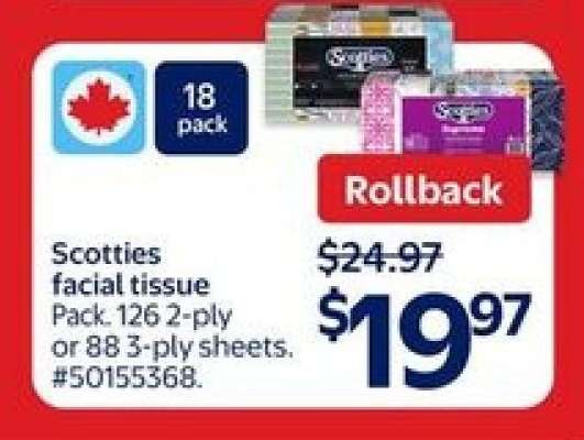 Scotties Facial Tissue