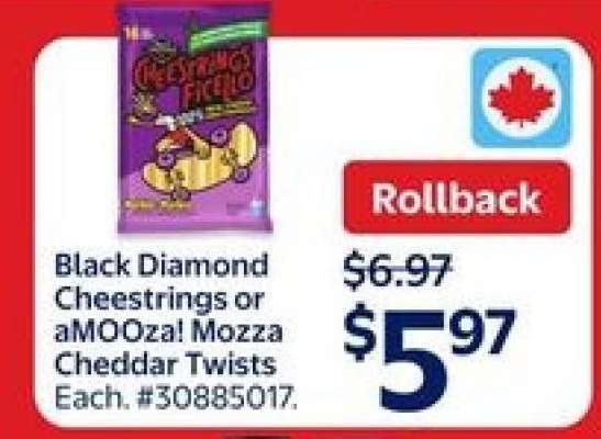 Black Diamond Cheestrings or aMOOza! Mozza Cheddar Twists