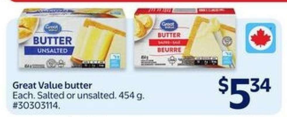 Great Value Butter