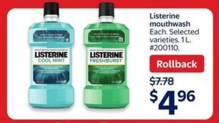LISTERINE MOUTHWASH