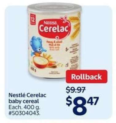 Nestlé Cerelac Baby Cereal