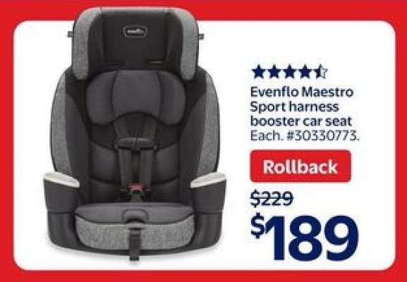 Evenflo Maestro Sport Harness Booster Car Seat
