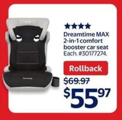 Dreamtime MAX 2-in-1 Comfort Booster Car Seat