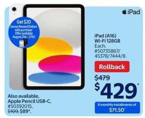 iPad A16 Wi-Fi 128GB