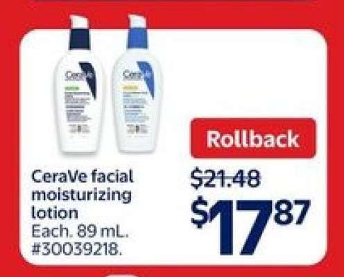 CeraVe Facial Moisturizing Lotion