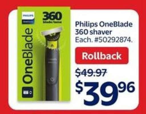 Philips OneBlade 360 shaver