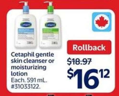 Cetaphil Gentle Skin Cleanser or Moisturizing Lotion