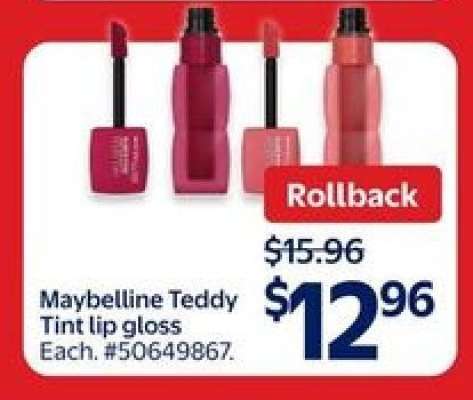 Maybelline Teddy Tint Lip Gloss