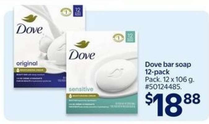 Dove Bar Soap 12-Pack