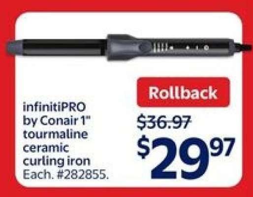 infinitiPRO by Conair 1" tourmaline ceramic curling iron