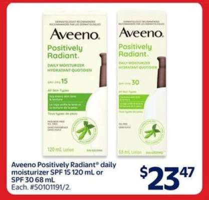 Aveeno Positively Radiant Daily Moisturizer