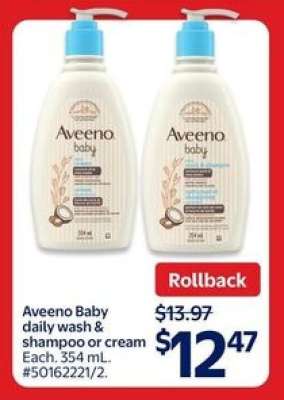 Aveeno Baby daily wash & shampoo or cream