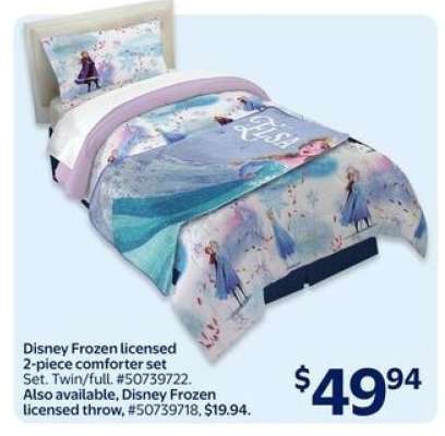 Disney Frozen licensed 2-piece comforter set