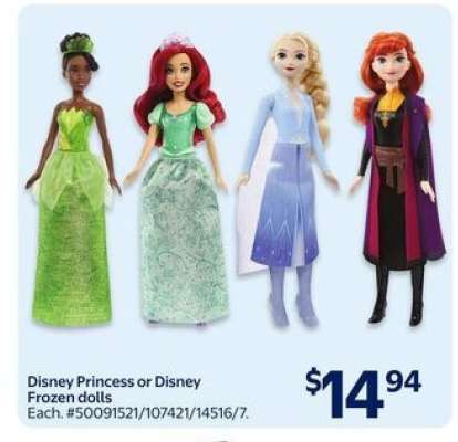 Disney Princess or Disney Frozen Dolls