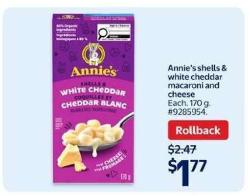 Annie's shells & white cheddar macaroni and cheese