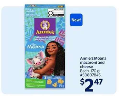 Annie's Moana macaroni and cheese